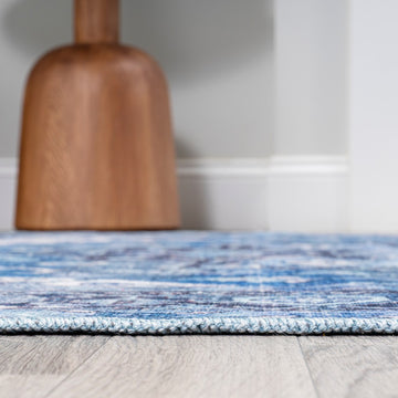 Maris Ornate Medallion Washable Area Rug
